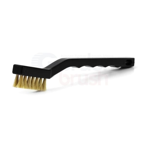 1-1/4" D 13" Length Single Spiral Single-Stem Nylon Brushes w Ring